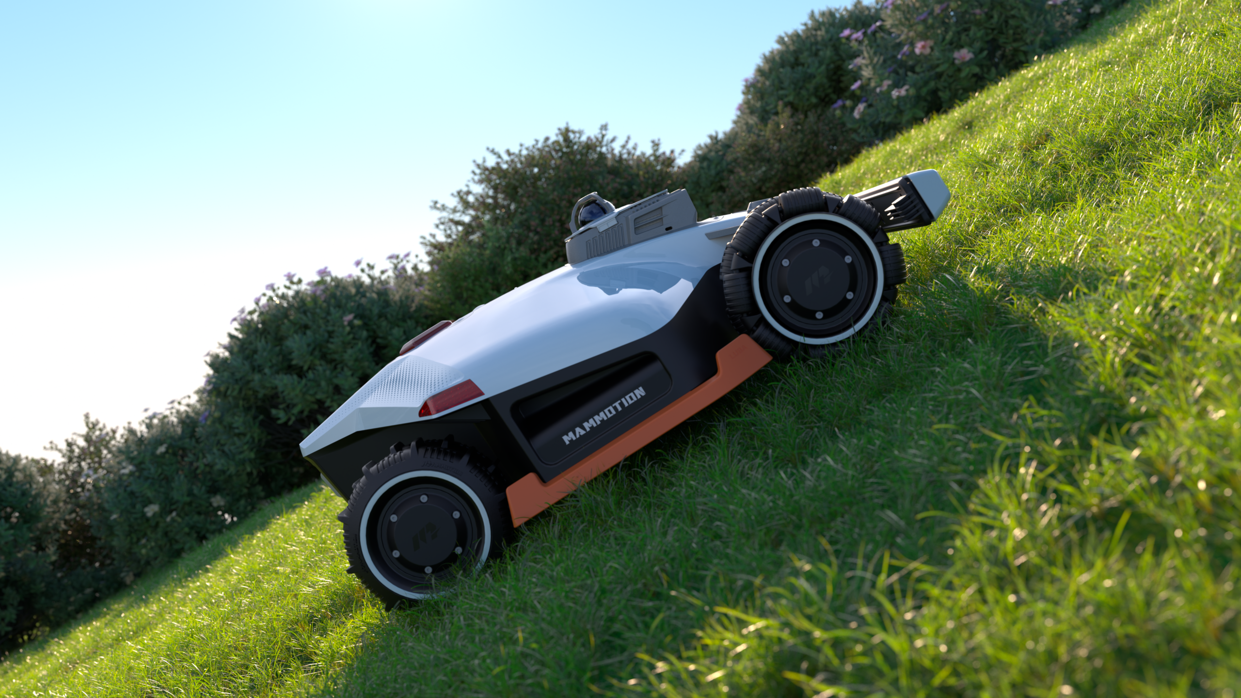 Mammotion LUBA 3 awd robotfűnyíró - a 80%-os emelkedő sem akadály neki