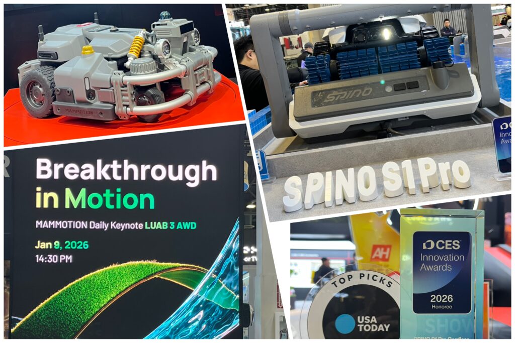 CES technológiai expo fotókollázs